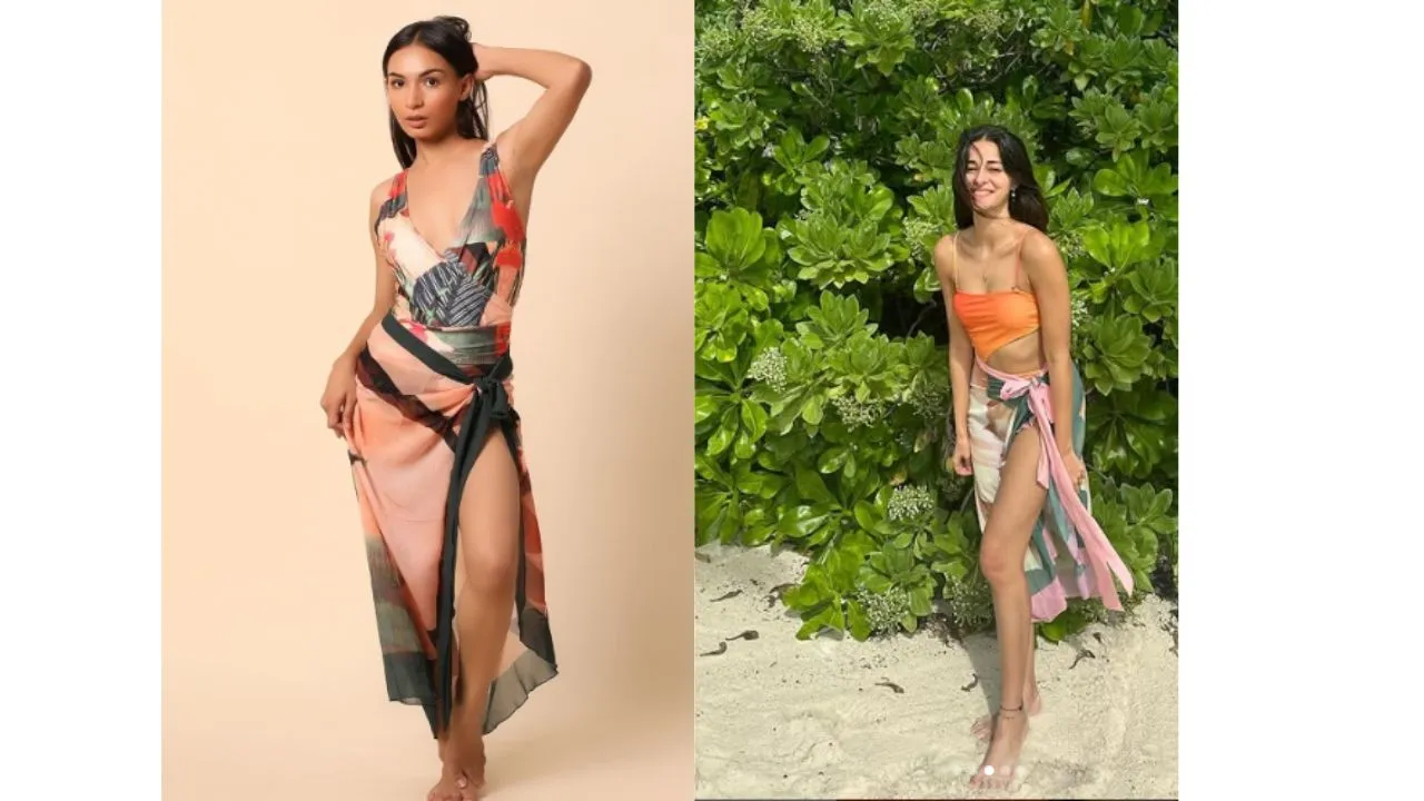 Ananya Pandey Swim Suit Look