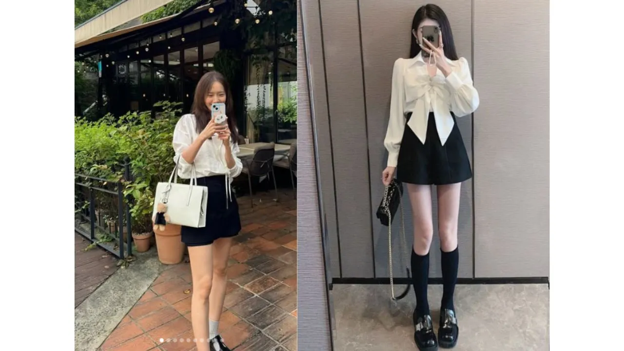 Women Shirt Collar Bow
