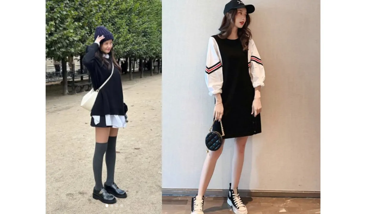 Round Neck T-shirt Dress