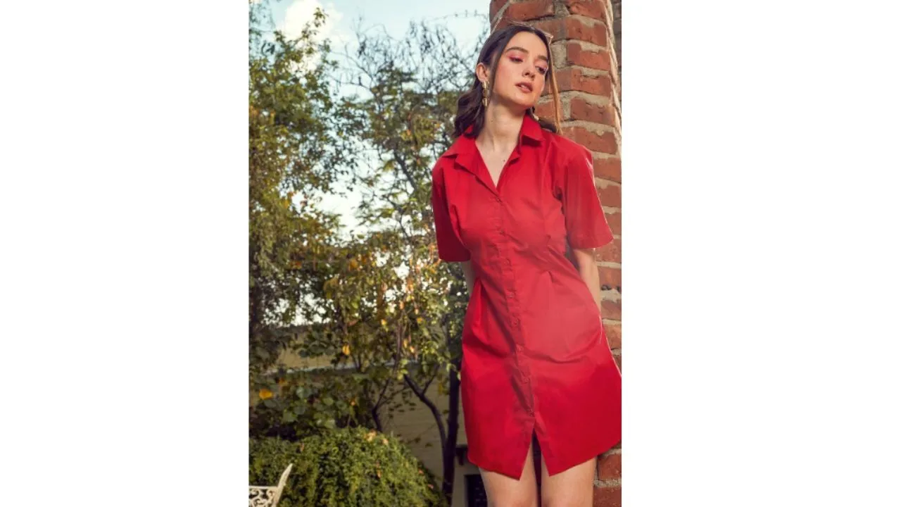 Cotton Shirt Mini Dress
