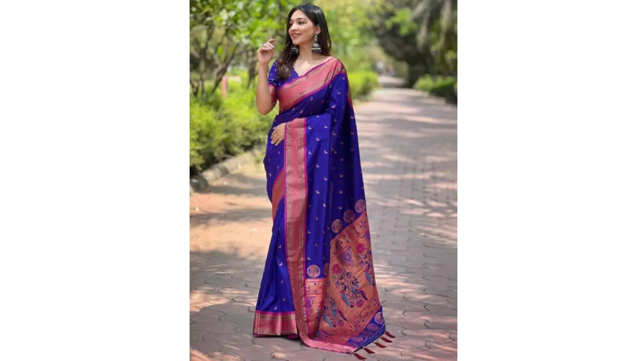 Silk Blend Paithani Saree