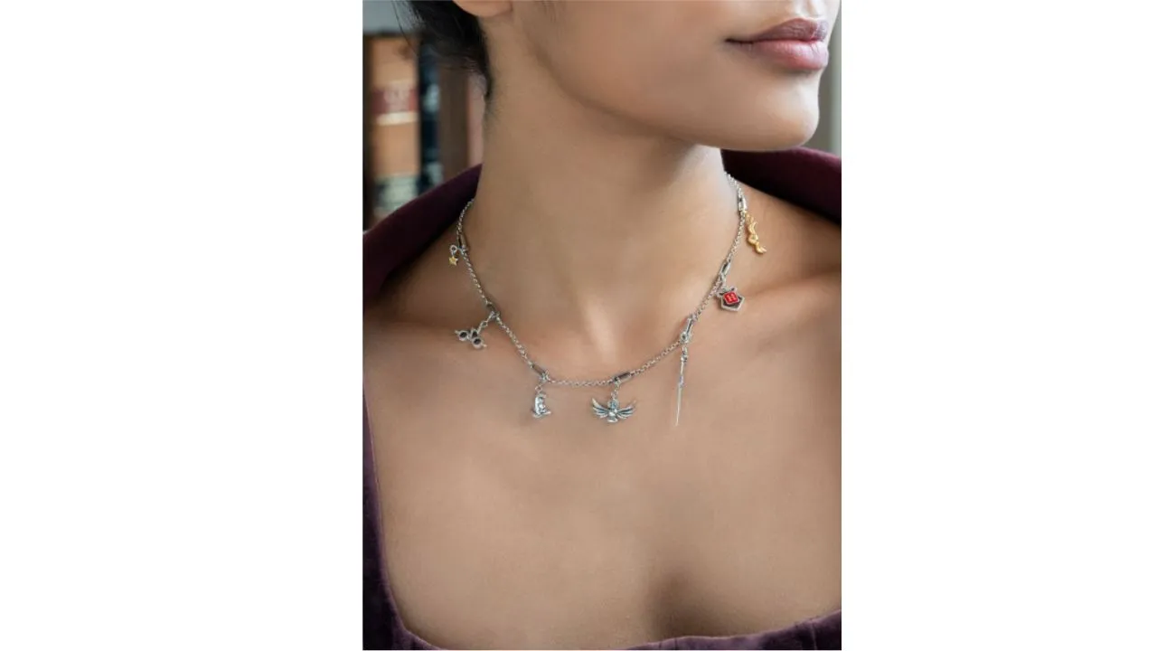 925 Sterling Silver Harry Potter Charm Necklace