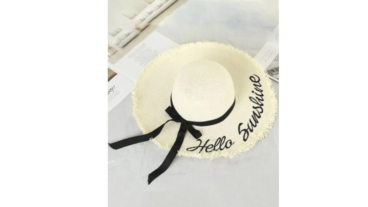 Women Self Design Sun Hat