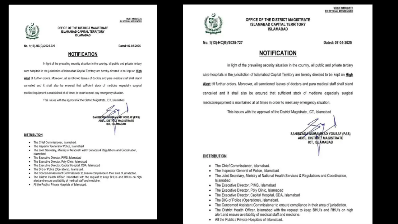 Pakistan Hospital Alert