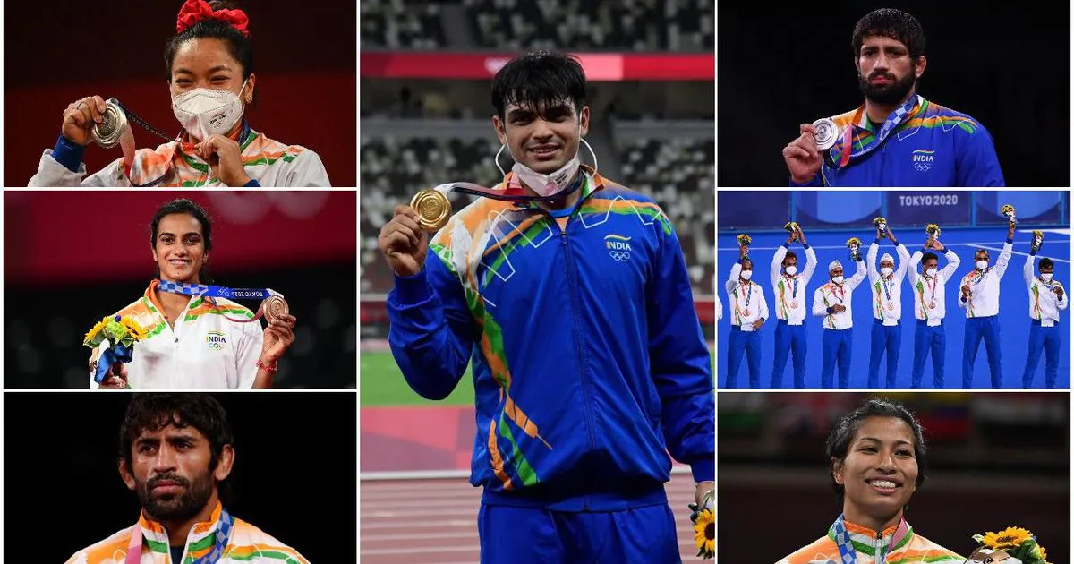 Tokyo 2020: From Neeraj Chopra to Mirabai Chanu – a look at India's seven medallists at Olympics