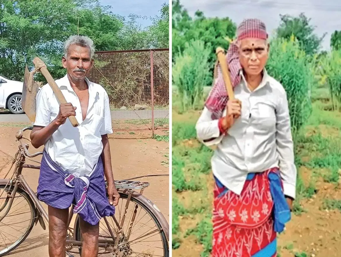 Model: Tamil Nadu Union Minister of State Murugan's parents are still  working as laborers in the fields by shoveling - News Unique