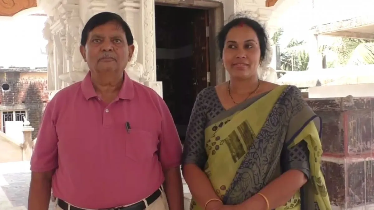 Couple constructed temple