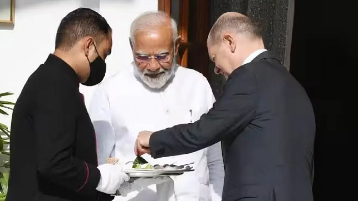 Modi with Olaf