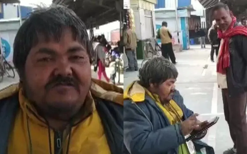 Bihar Beggar Goes Digital & Accepts Money Via UPI