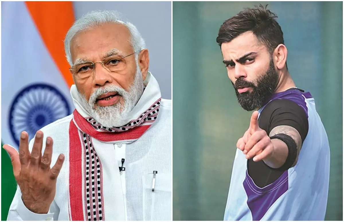 fit india dialogue: pm narendra modi asked virat kohli questions on yo yo  test delhi chhole bhature and fitness routine - नरेंद्र मोदी ने कोहली से ली  यो यो टेस्ट की जानकारी,