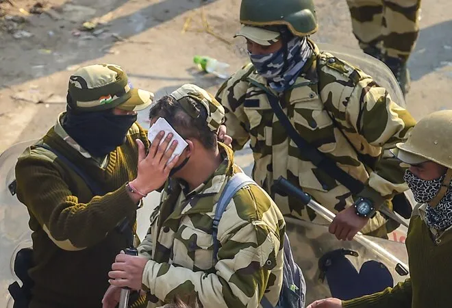 Farmers' protest: 86 police personnel injured in tractor parade violence