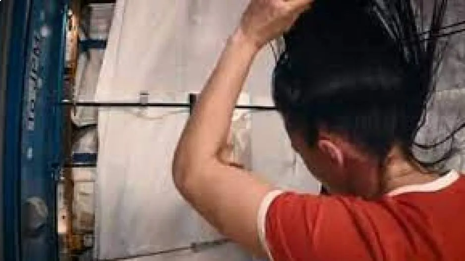 Hair Washing in Space