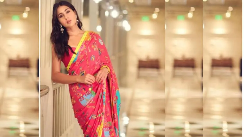Sara Ali Khan in Saree