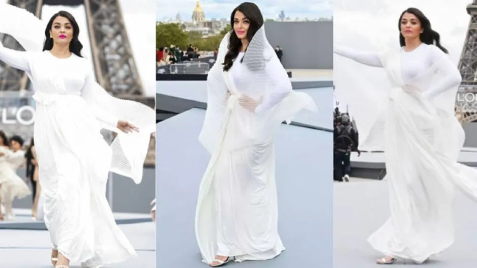 Aishwarya Rai Bachchan stuns at Paris Fashion Week