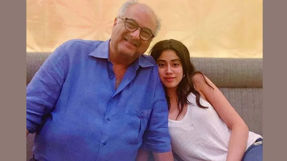 Janhvi Kapoor gets angry on Boney Kapoor