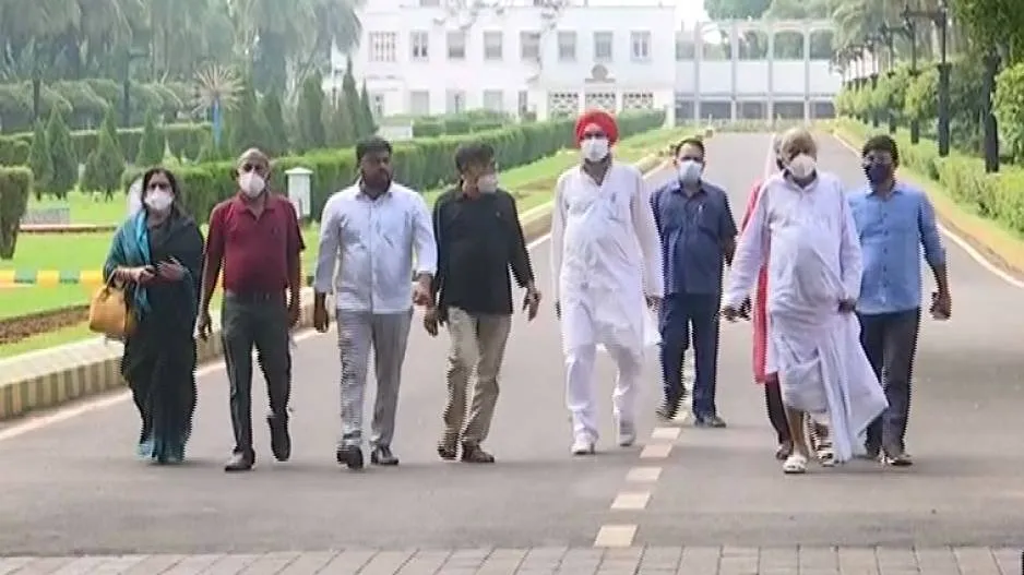 Congress Team At Governor's House