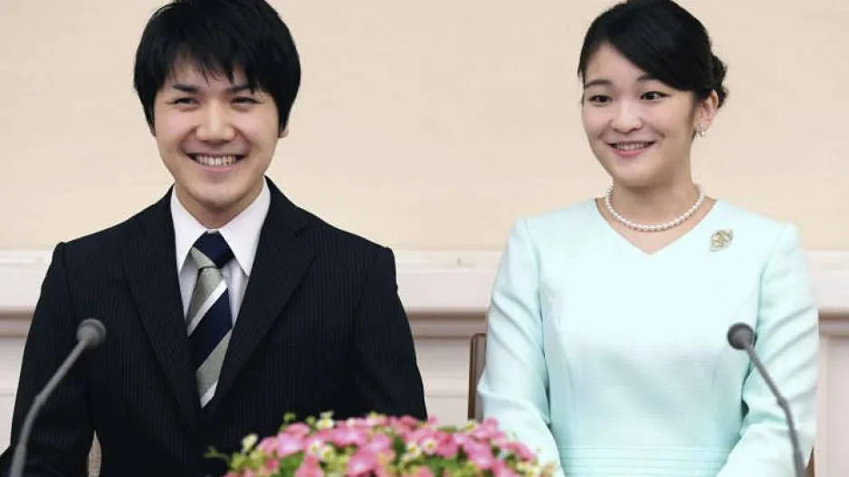 Princes Mako with her boy friend