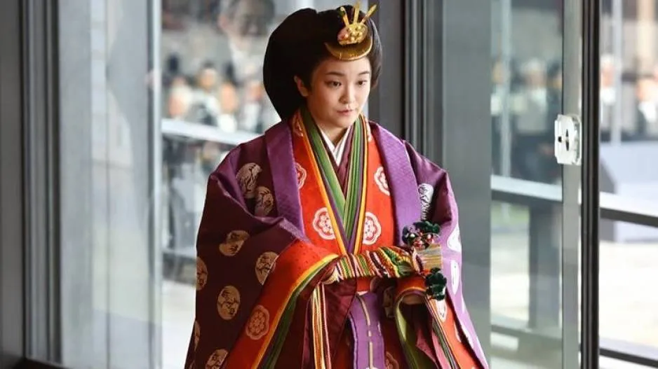 Princes Mako in bridal make up