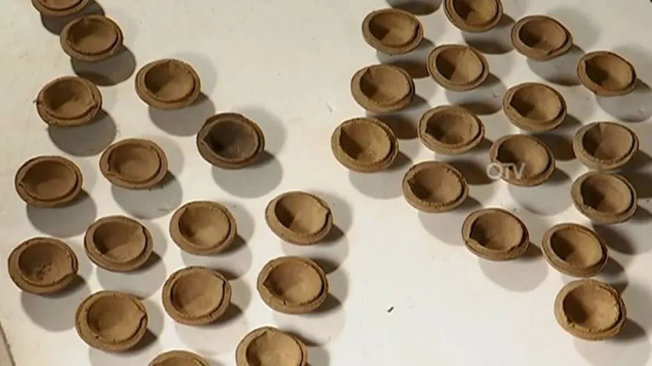 Diyas Made Of Cowdung 