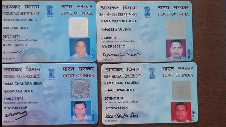 Ram Chandra Jena Fake Pan Card