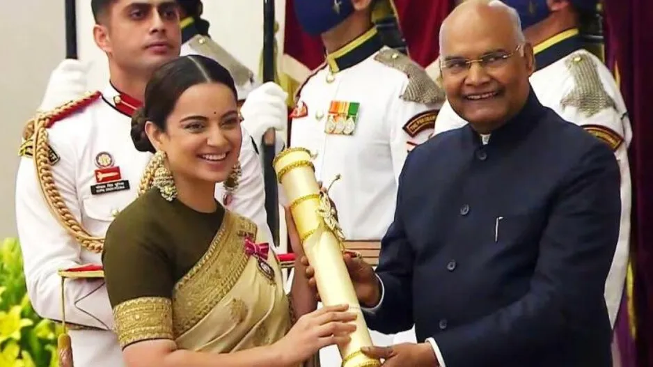Kangana Ranaut received Padma Shree award