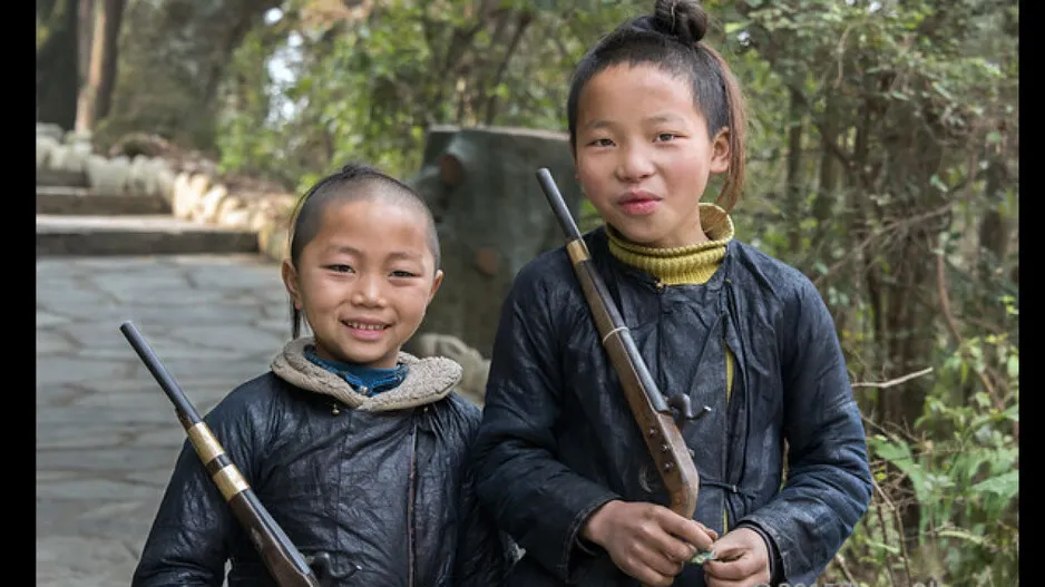 Werid tradition, every one kept rifle