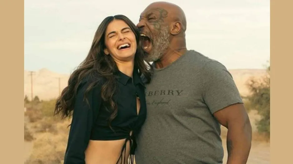 Ananya Panday fun with Mike Tyson