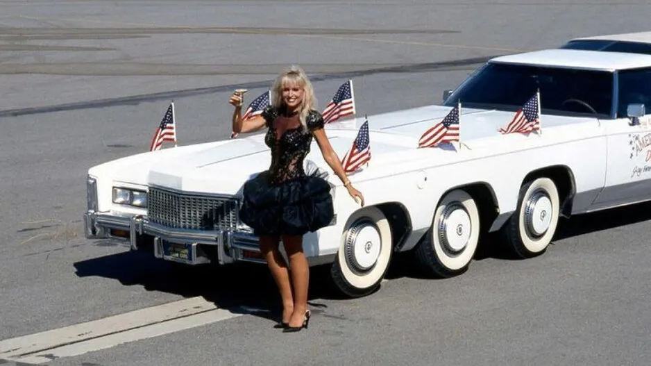 Meet American Dream: A car with helipad, swimming pool and mini golf course