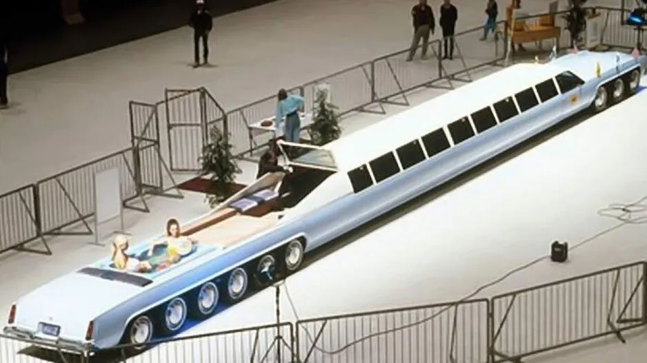 Meet American Dream: A car with helipad, swimming pool and mini golf course