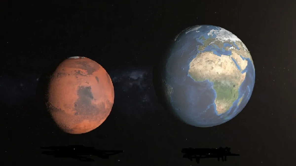 Earth, Mars were formed from collisions of large bodies