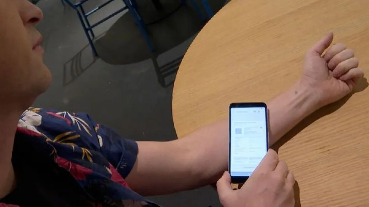 Scannable microchip can be embed in arms to show covid vaccination status 