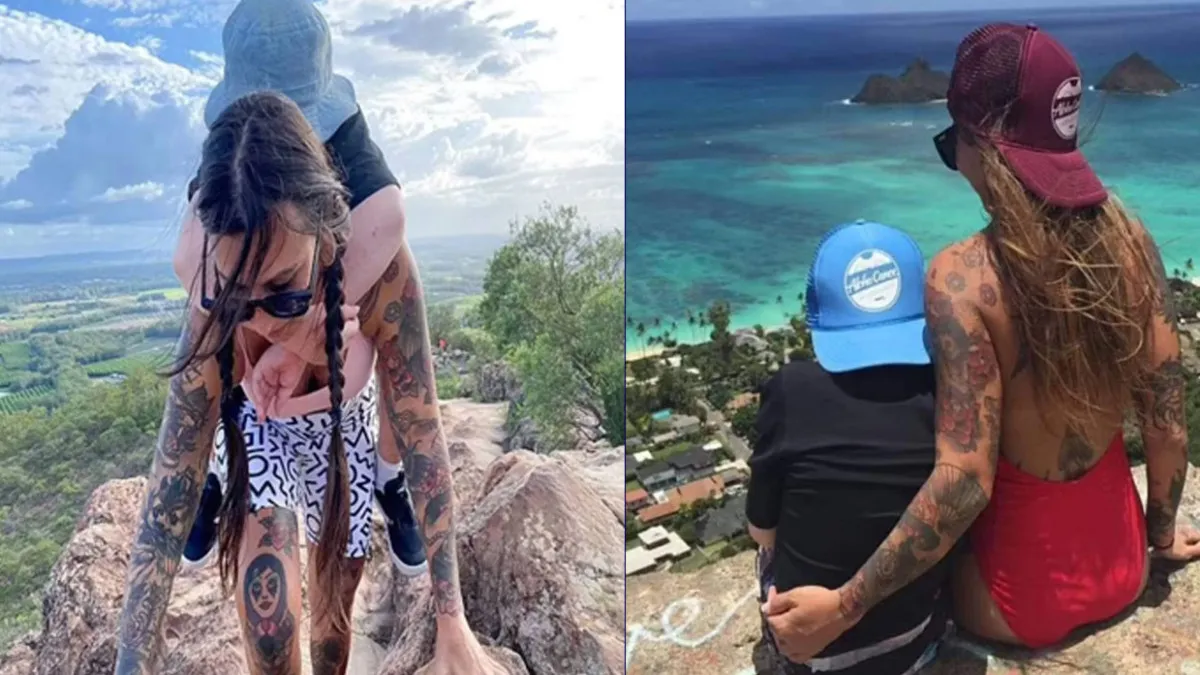 Mother toured world carrying disabled son on her back