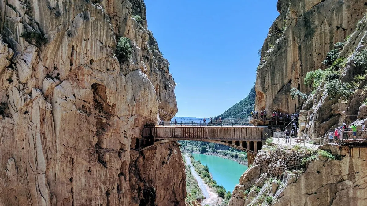 Caminito del rey, foot bridge