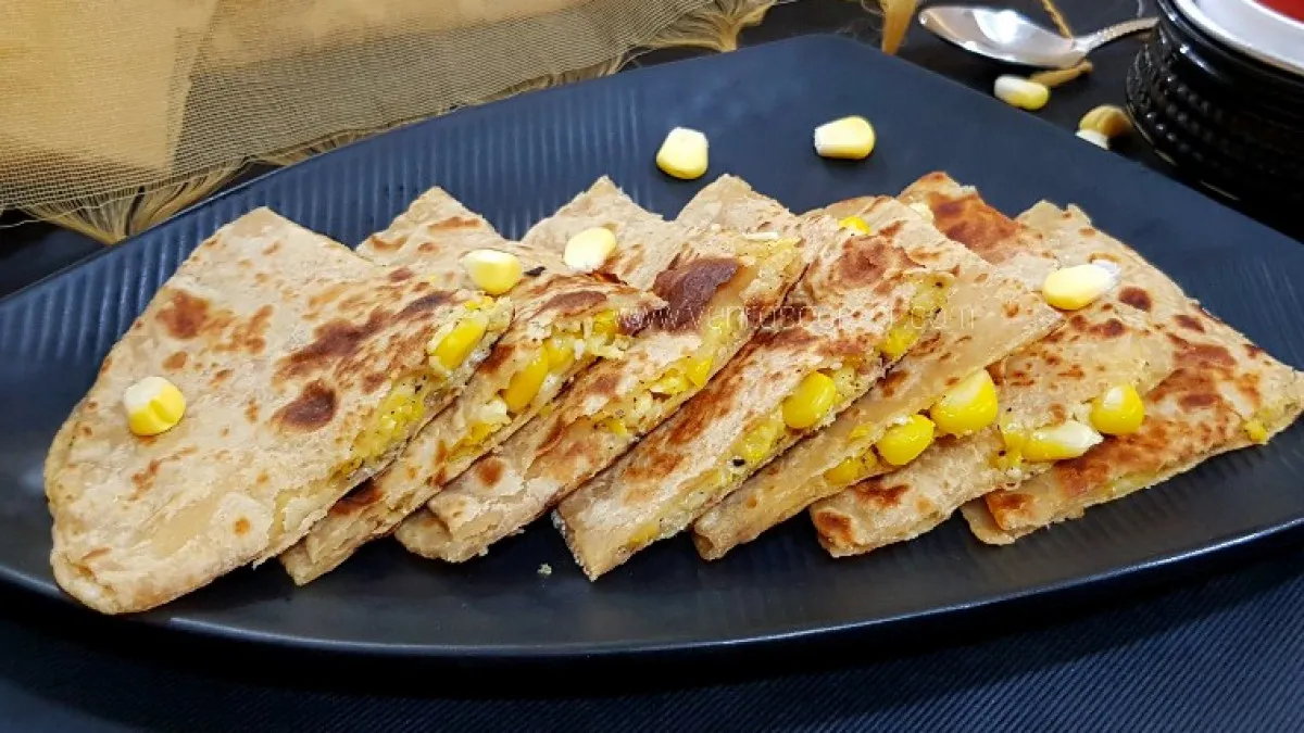 corn parata recipe