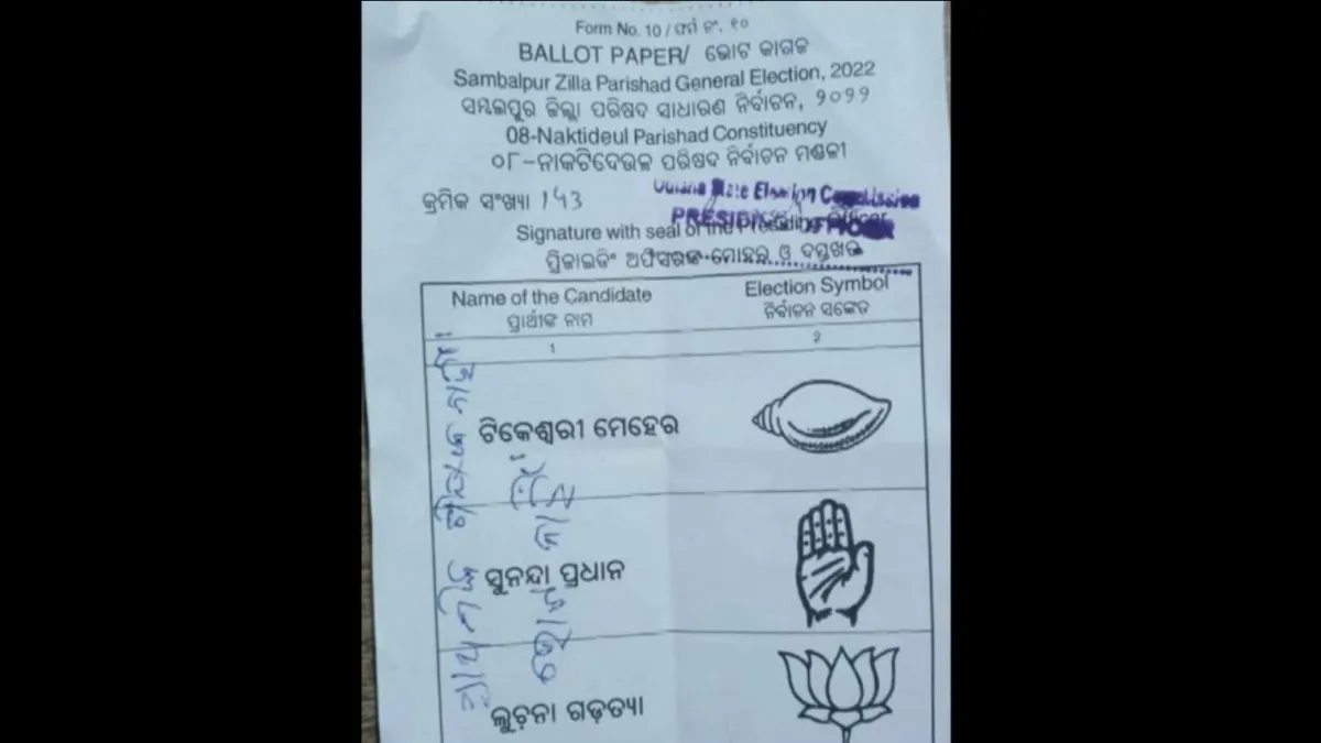 Viral Ballot Paper