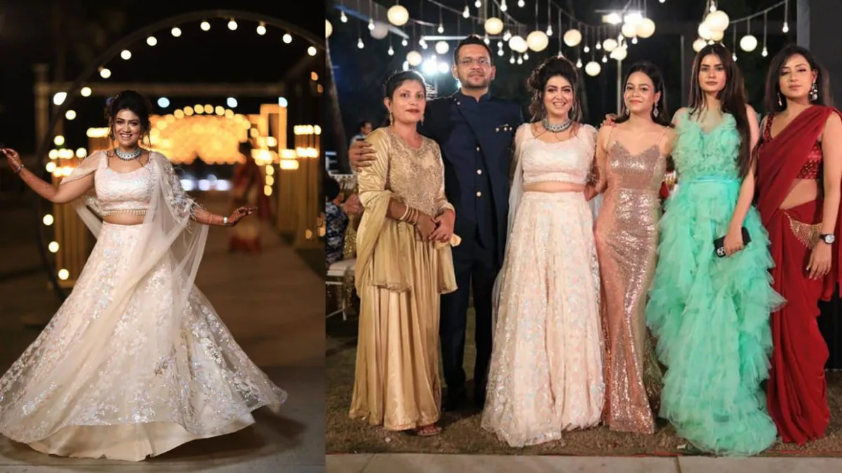 Sangeet ceremony of ollywood actor Ragini Sutradhar and Vikram Shankar from Goa