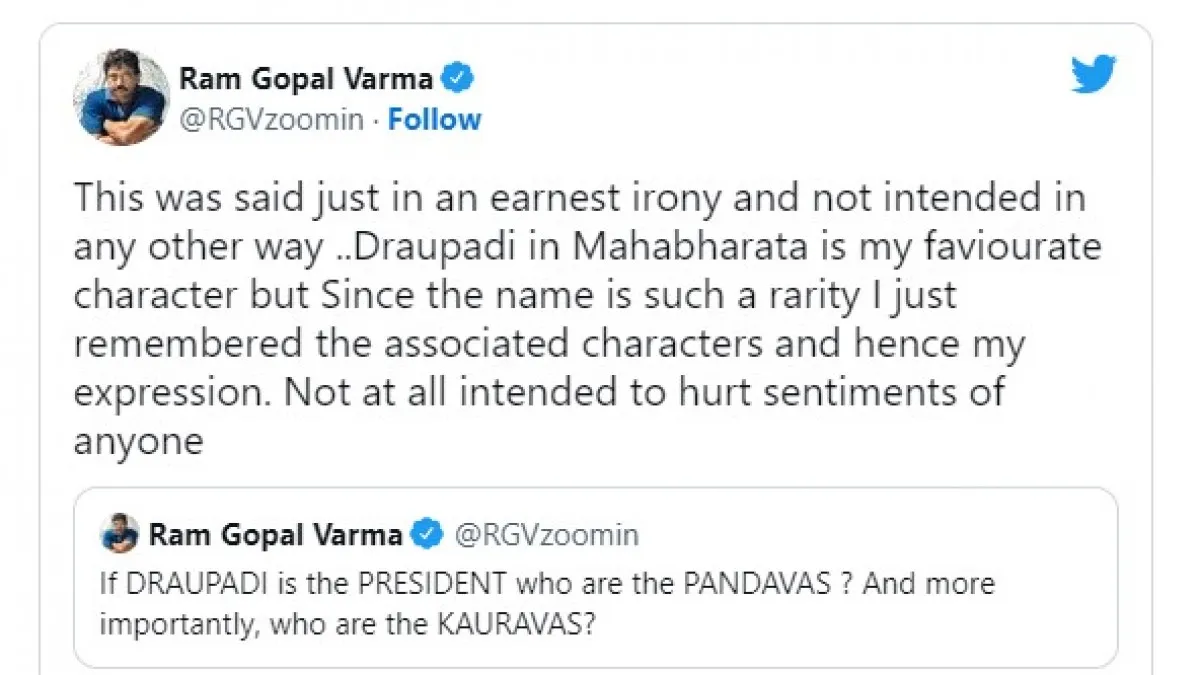 Ram gopal Verma Tweet