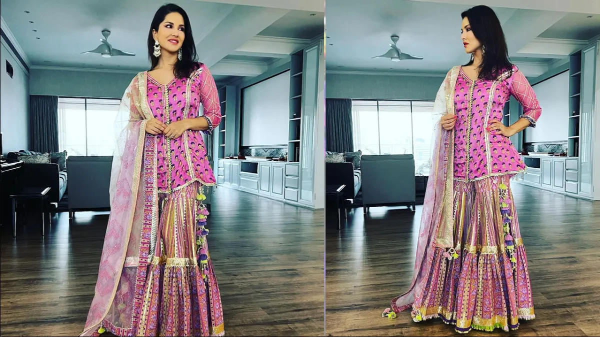 Sunny leone in ethnic look