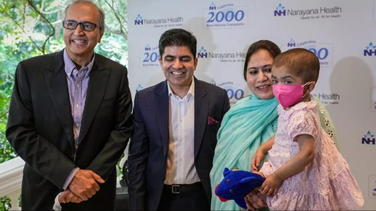 Girl from Pak undergoes bone marrow transplant in India