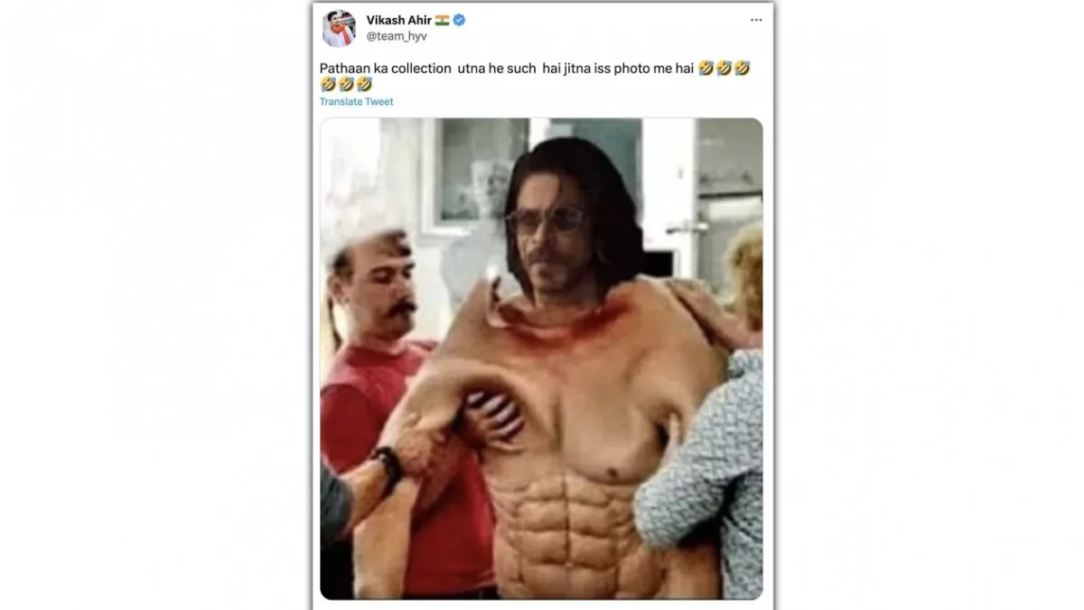 Shah rukh khan flaunts 8 pack abs in pathaan real or not