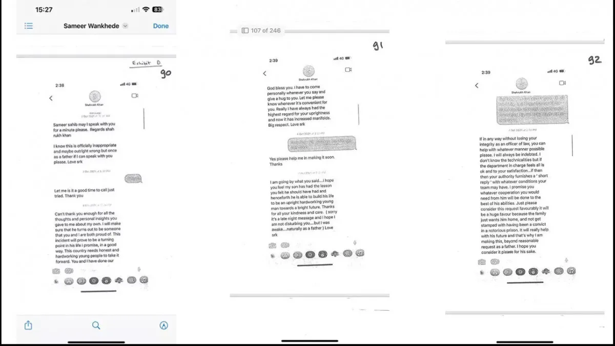 Shahrukh Khan chat With Sameer Wankhede