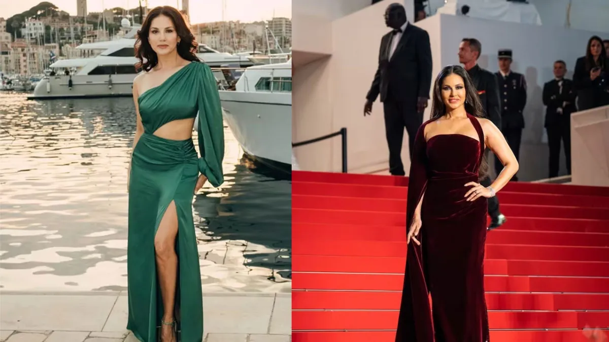 Sunny leone stuns at cannes film festival