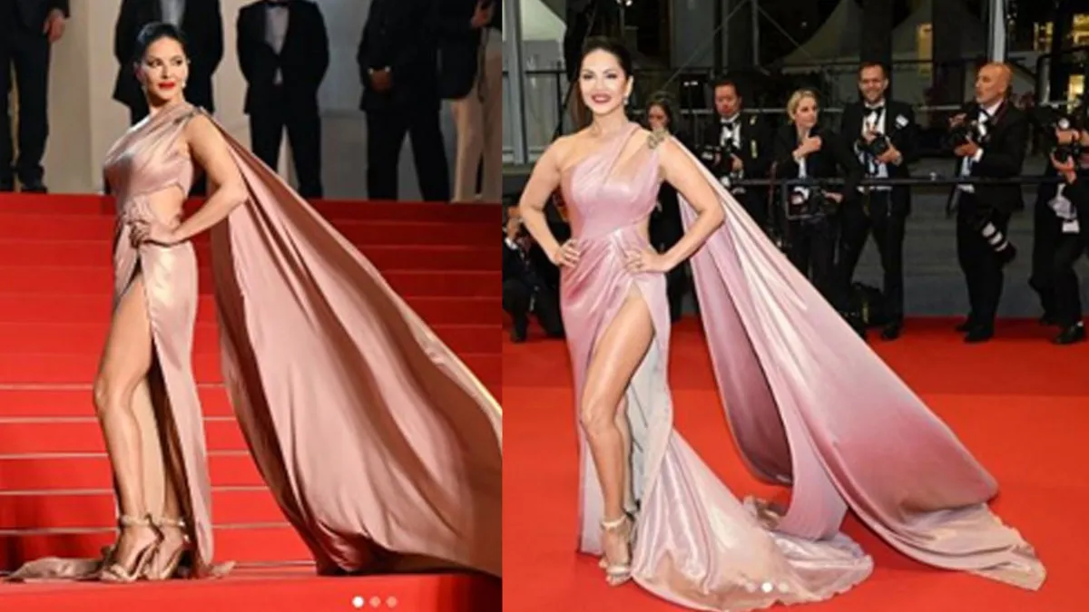 Sunny leone stuns at cannes film festival