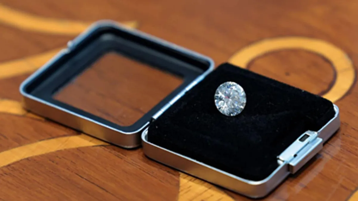 7.5 carat eco-friendly green diamond