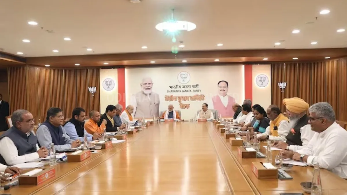 PM Modi Chairs Key BJP Meeting