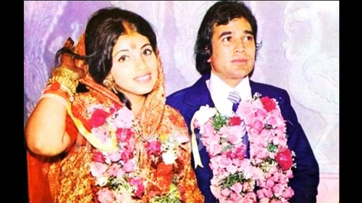 Dimple Kapadia with her husband Rajesh Khanna