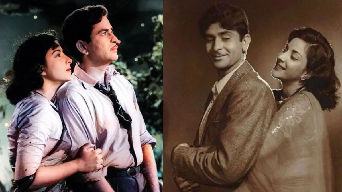 Dimple Kapadia with Raj Kapoor