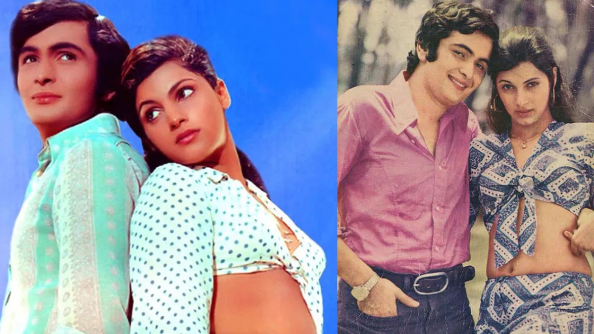 Dimple Kapadia with Rishi Kapoor