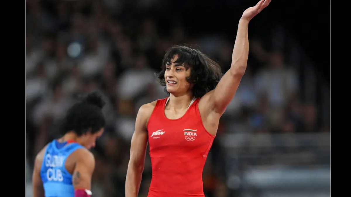 Kangana ranaut take a dig to vinesh phogat historic win at olympics 2024