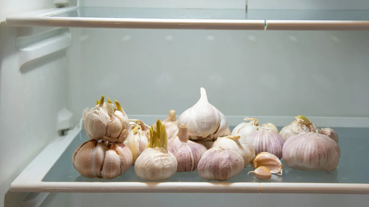 Garlic in fridge 